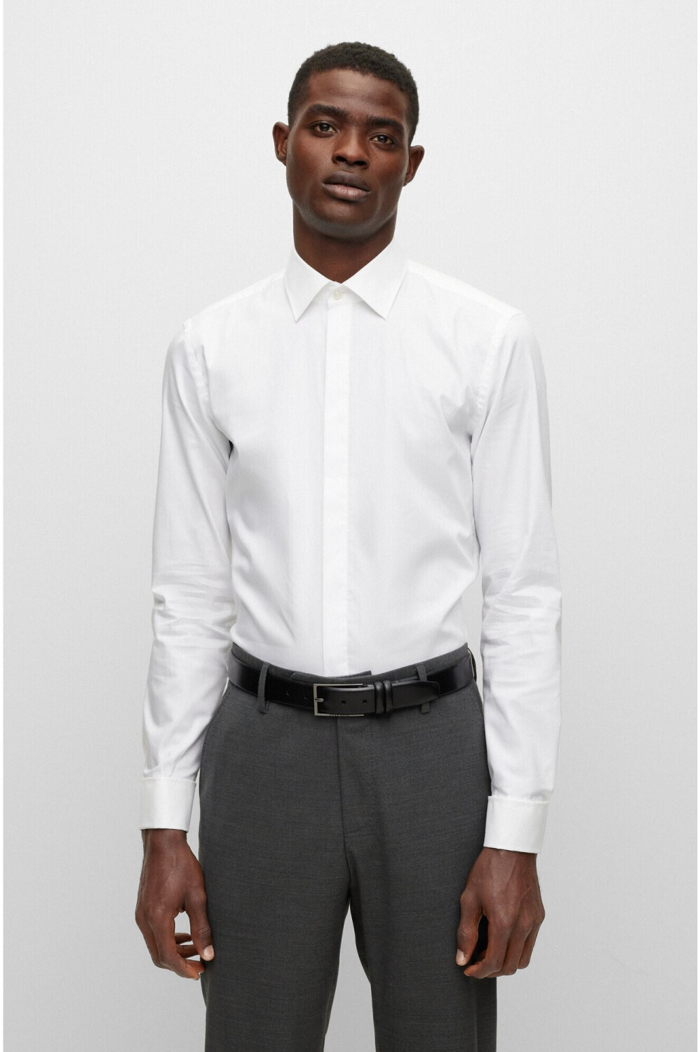 Hugo boss white tuxedo top