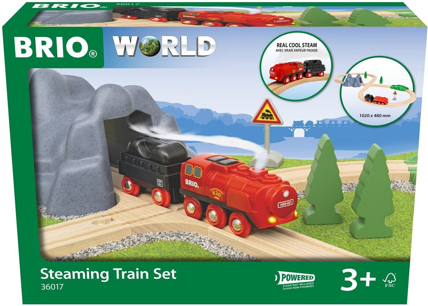 Photos - Toy Car BRIO Steaming Train Set  (36017)