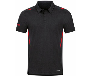 JAKO Challenge Poloshirt (6321) black flecked/red