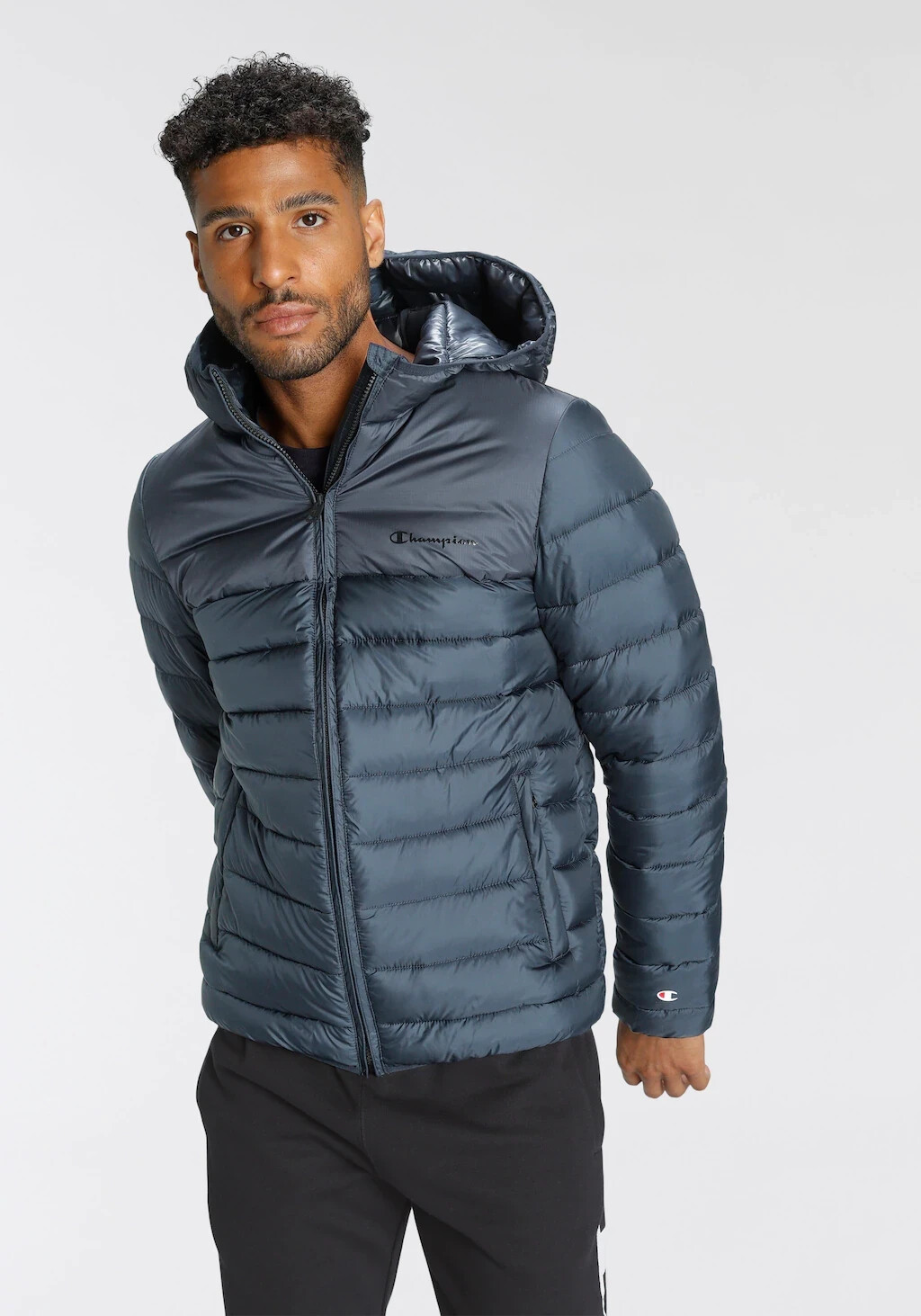 Champion hooded jacket sales men's