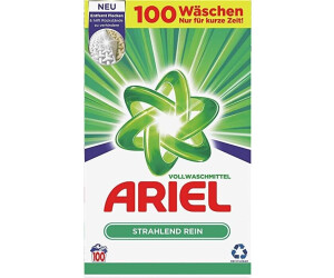Ariel Vollwaschmittel Pulver 100WL ab | € (Februar Preisvergleich 2024 Preise) bei 36,00