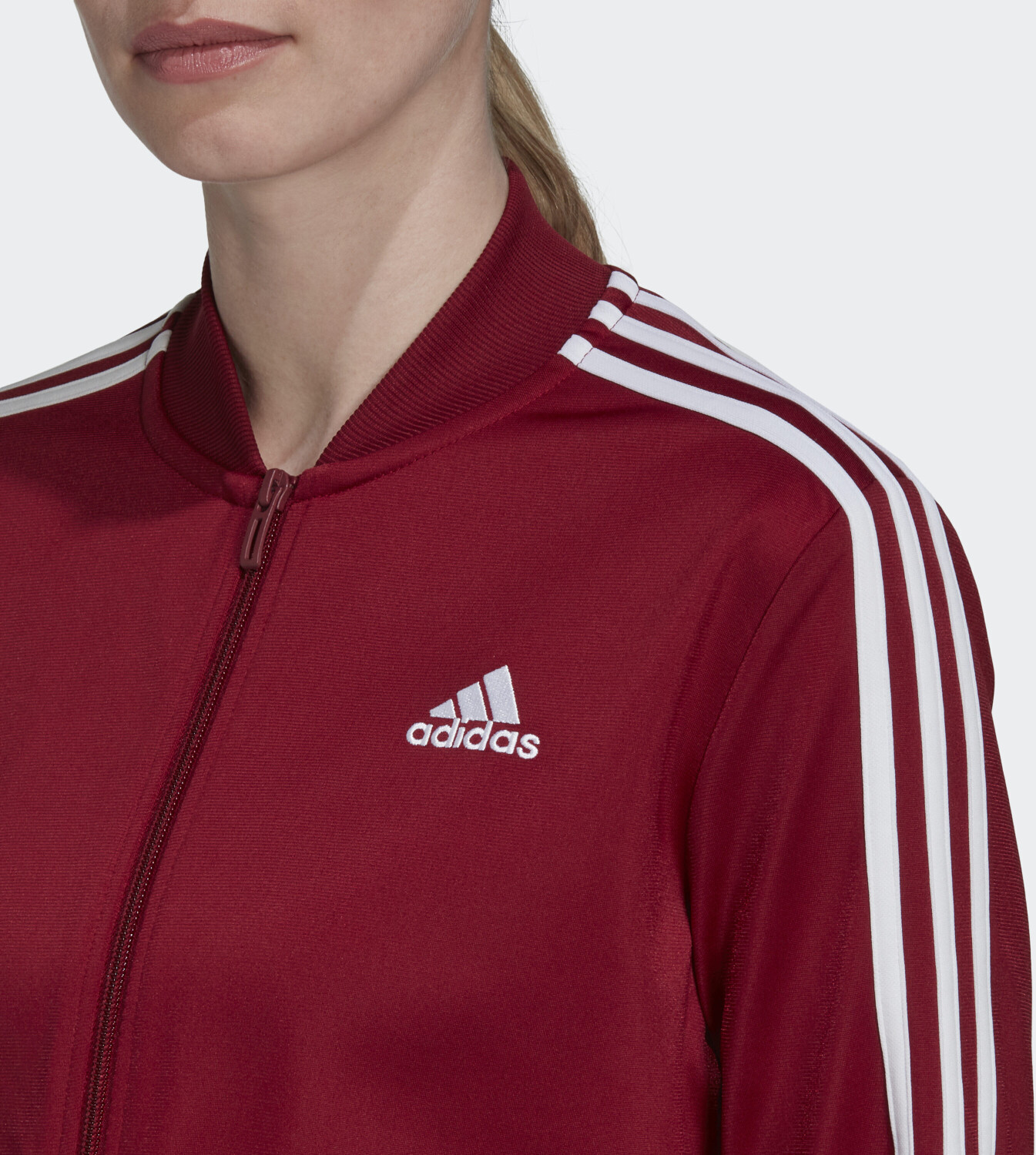 Adidas tracksuit burgundy womens online