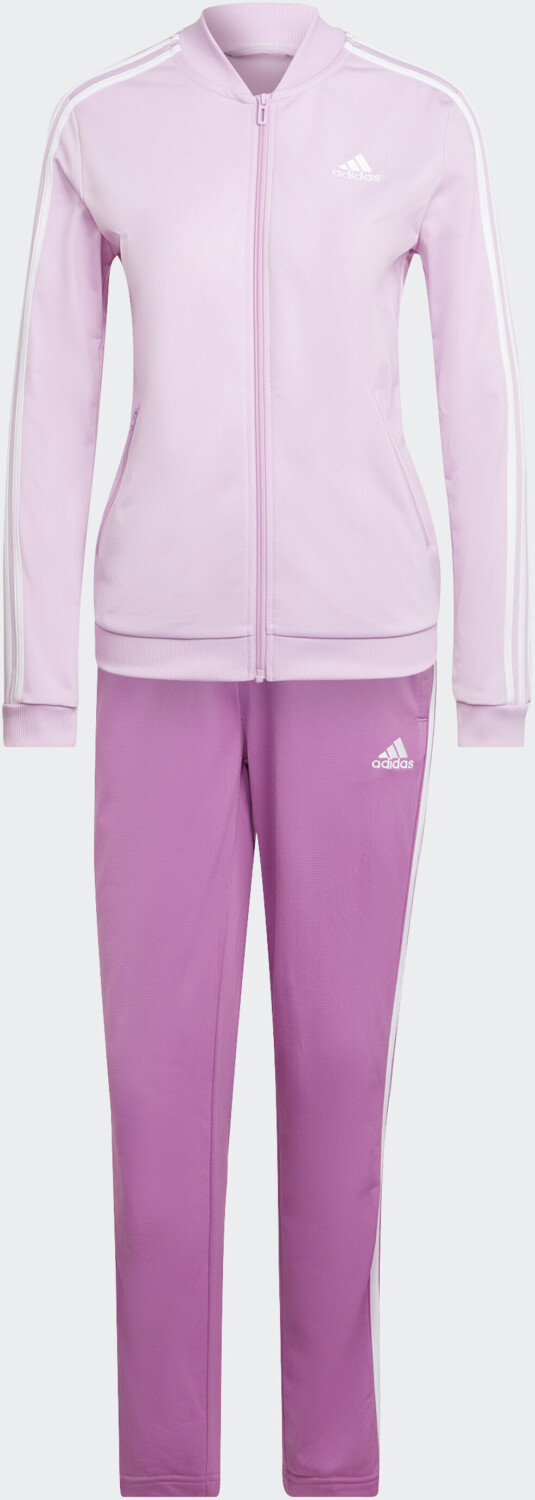 Adidas Essentials 3-Stripes Tracksuit Women semi pulse lilac/bliss lilac ab  59,99 € | Preisvergleich bei