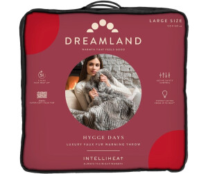 Dreamland Relaxwell Deluxe Zebra Faux Fur Heated Throw from 89.69 Today Best Black Friday Deals on idealo