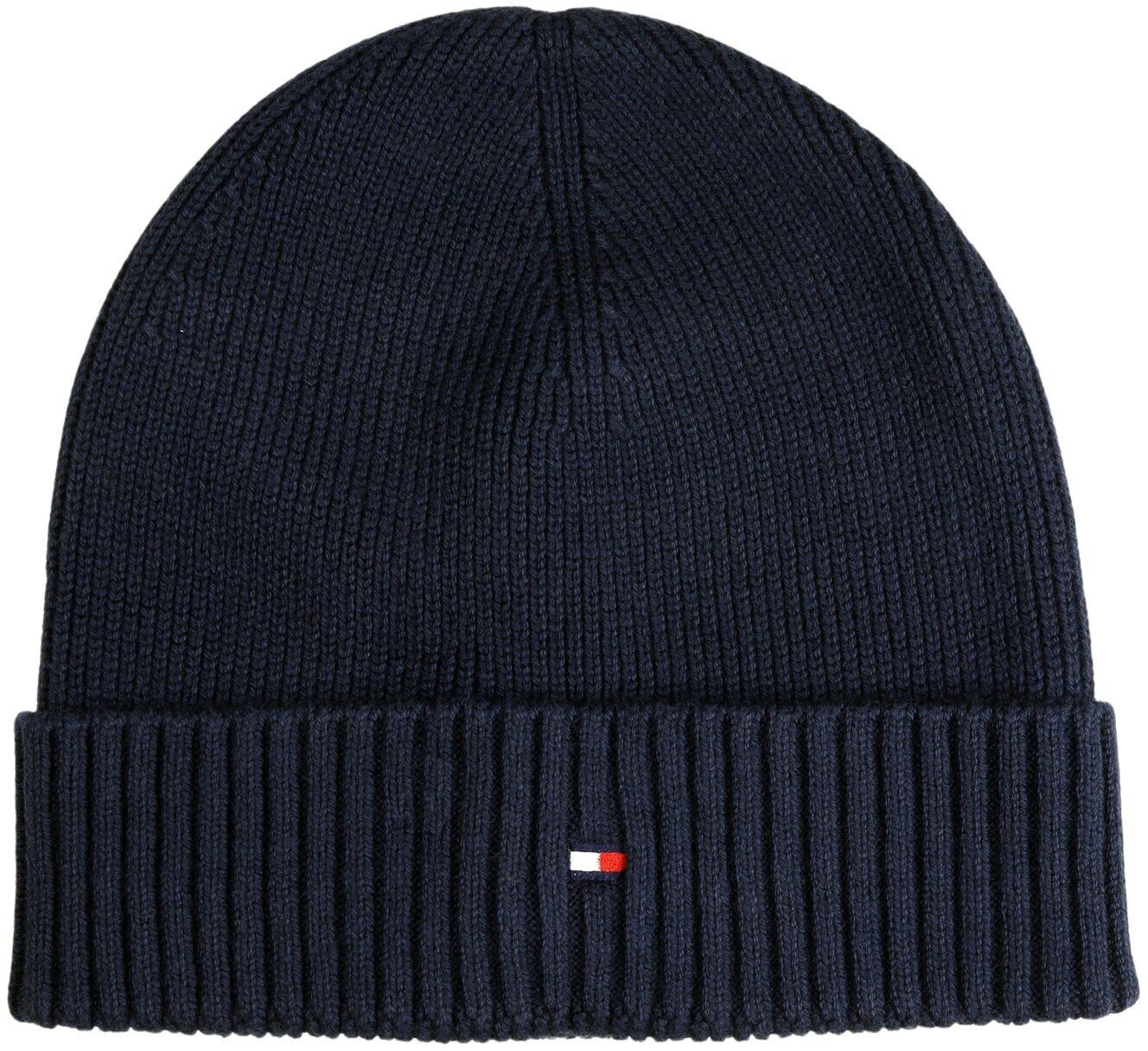 Tommy Hilfiger Essential Flag Rib-Knit Beanie (AM0AM10337) space blue
