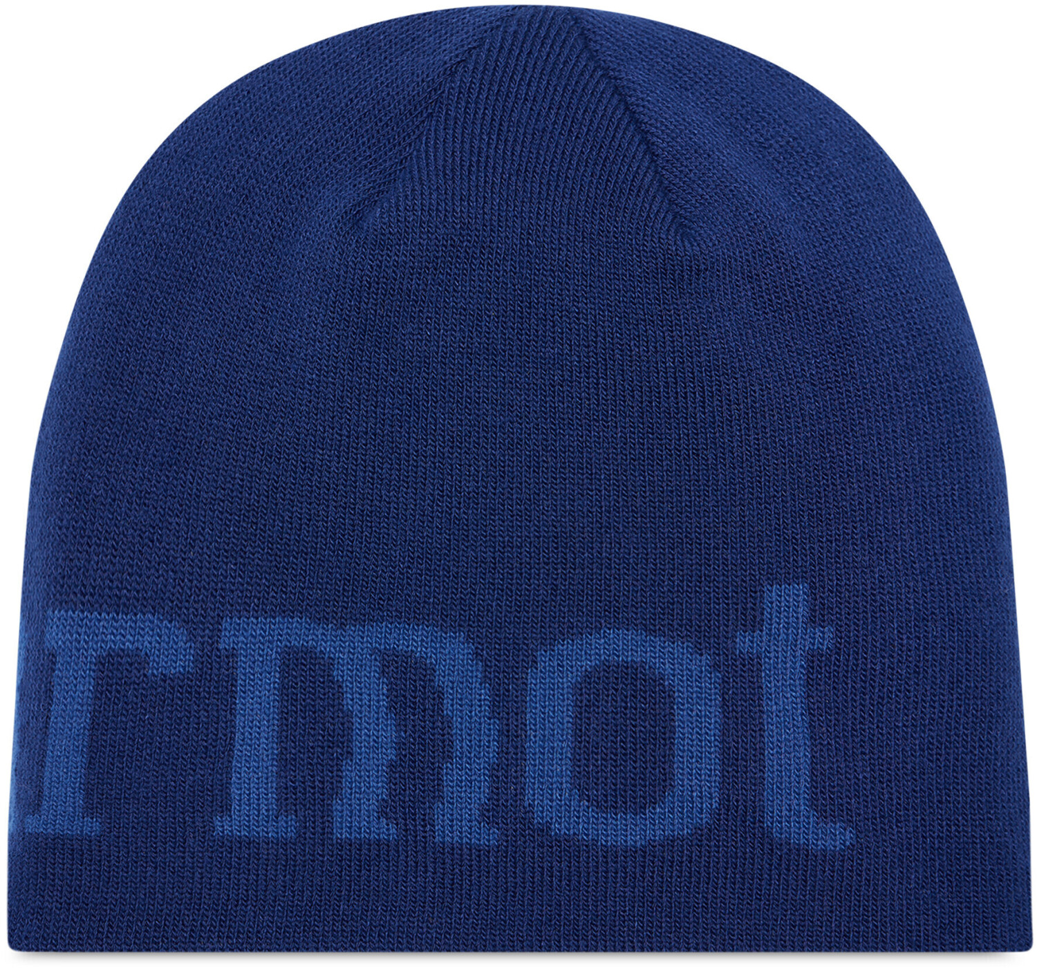 Carhartt Knit Pom-Pom Cuffed Logo Beanie red winter white