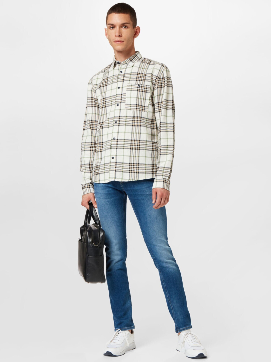 Tom Tailor Denim Hemd mit Karo-Muster (1032385) off white big twill check  ab 19,99 € | Preisvergleich bei