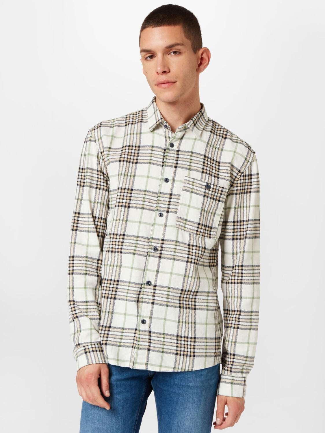 Tom Tailor Denim Hemd mit Karo-Muster (1032385) off white big twill check  ab € 22,99 | Preisvergleich bei | T-Shirts