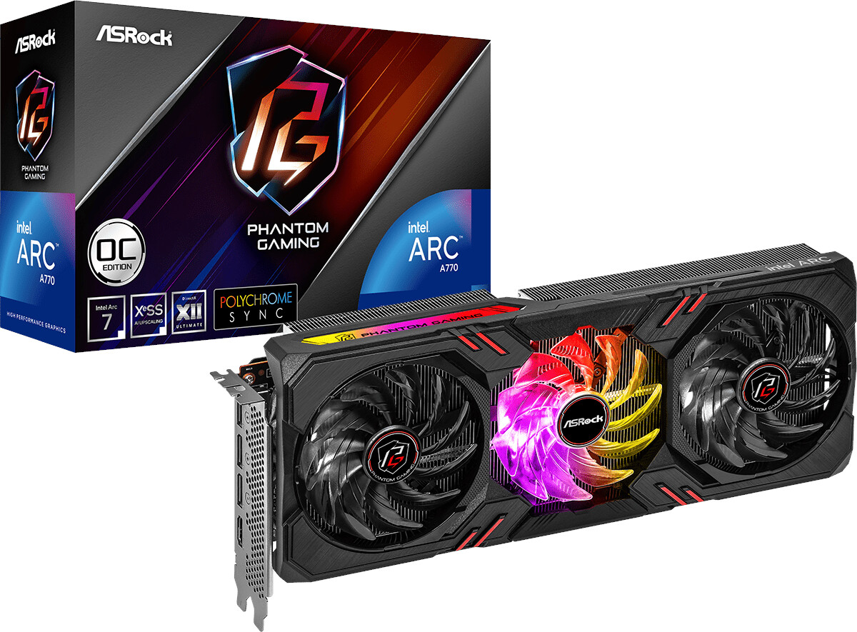 ASRock Arc A770 Phantom Gaming D 8 Go OC