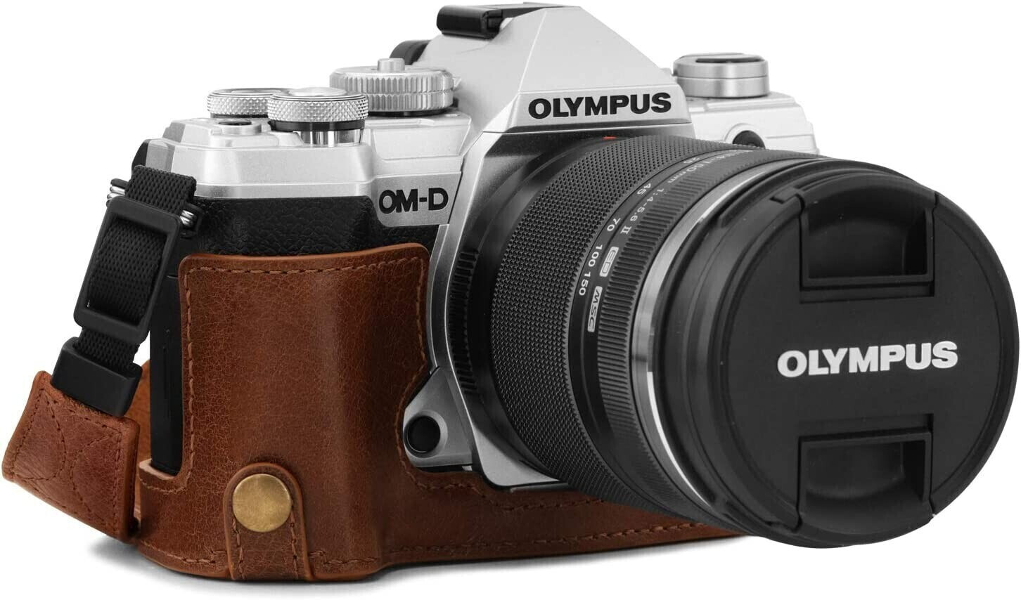 MegaGear Ever Ready Halfcase + Carrying Case for Olympus OM-D E-M5 Mark III