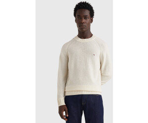 Tommy Hilfiger Lambswool Crew Neck Jumper MW0MW27710 ivory a