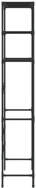 vidaXL Waschmaschinen-Regal 69×28×169cm (288330) schwarz, Bild 7