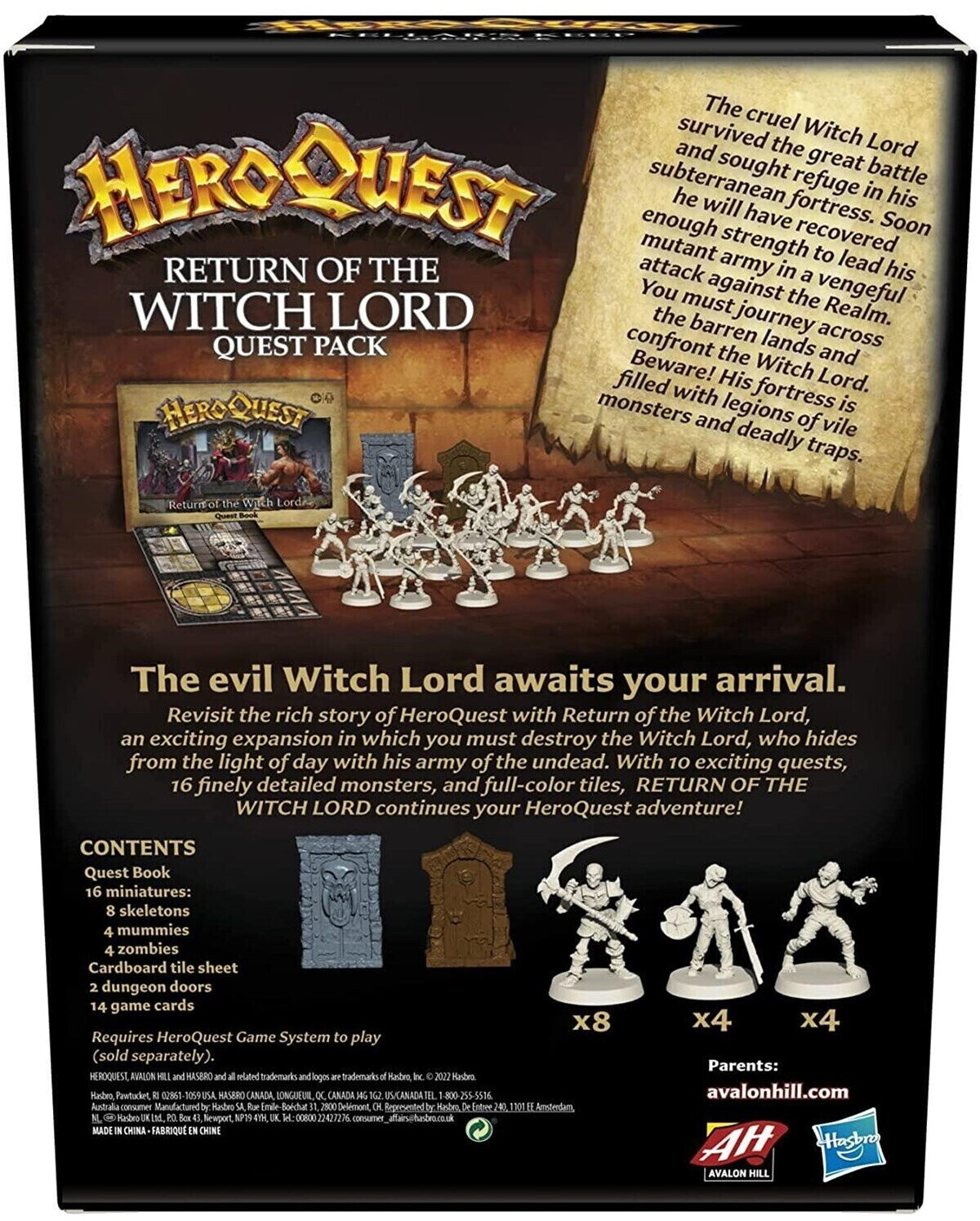 Buy HeroQuest: Return of the Witch Lord - Expansion from £26.36 (Today) –  Best Deals on idealo.co.uk