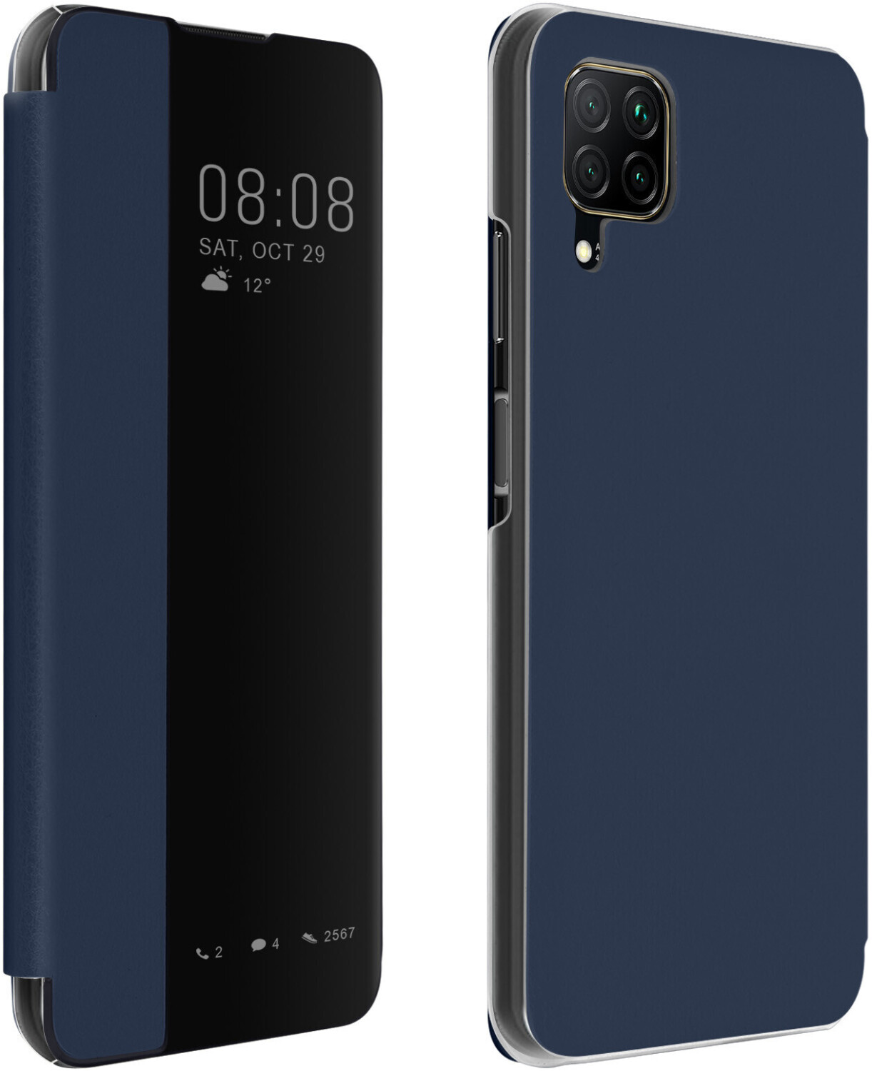 Klapphülle Mit Sichtfenster Für Huawei Honor Magic 6 Lite 5G – Schwarz, Mit Ständerfunktion & Magnetverschluss