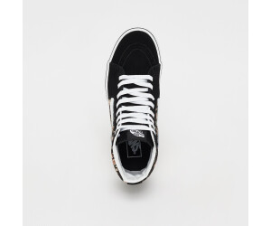 Black vans with a rose sales