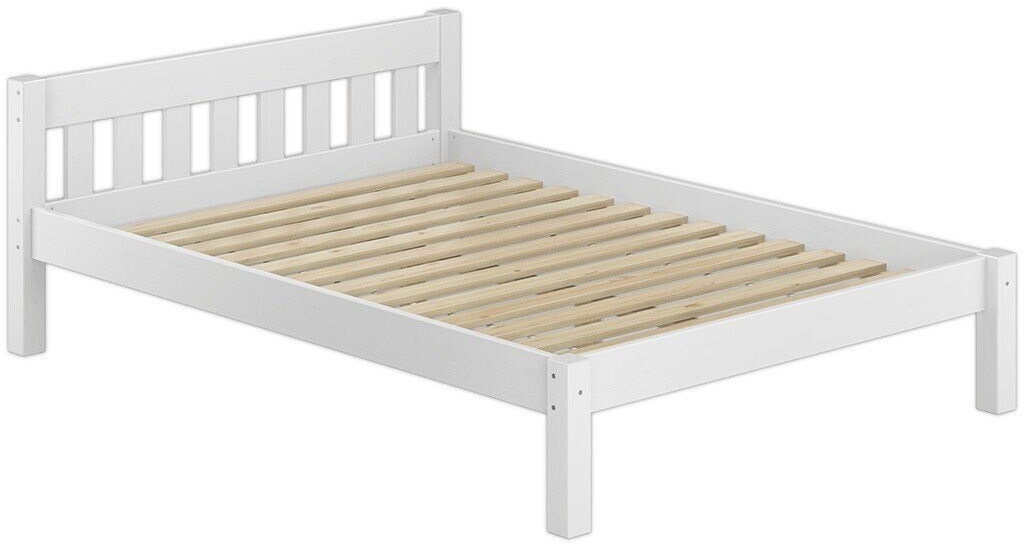 Erst-Holz Ehebett Kiefer (60.38-16W) 160x200cm weiß Bettgestell