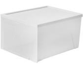 Totalcadeau - Tabouret en plastique blanc (34 X 34 x 31 cm) pas