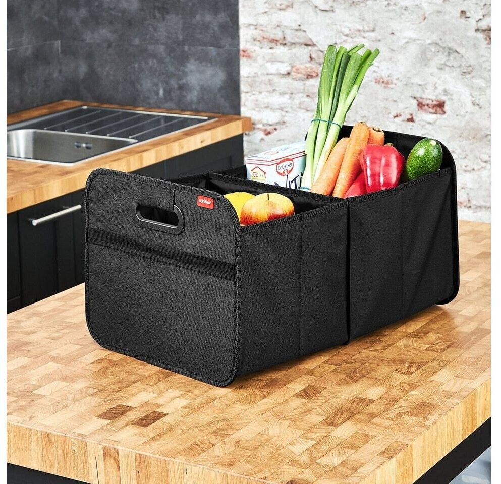achilles Auto-Faltbox XL - Kofferraumtasche mit großem Stauraum - große  Einkaufstasche - Aufbewahrungsbox für organisiertes Verstauen (Grau):  : Auto & Motorrad