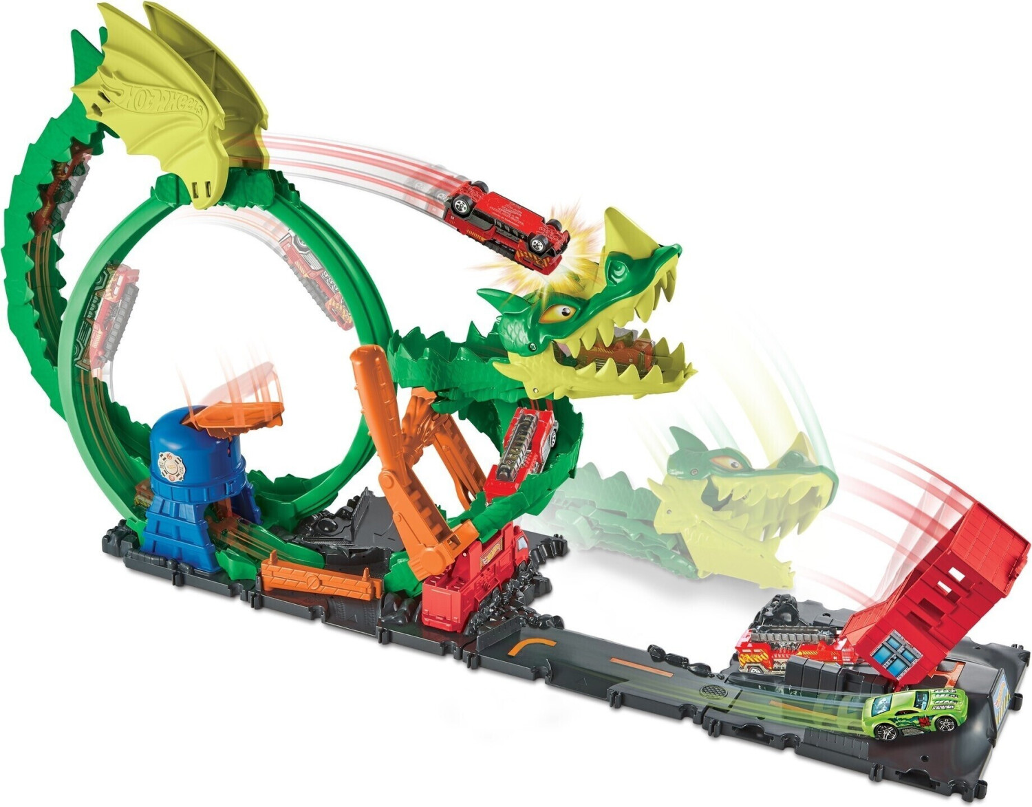 Hot Wheels City Attaque du Dragon de Feu