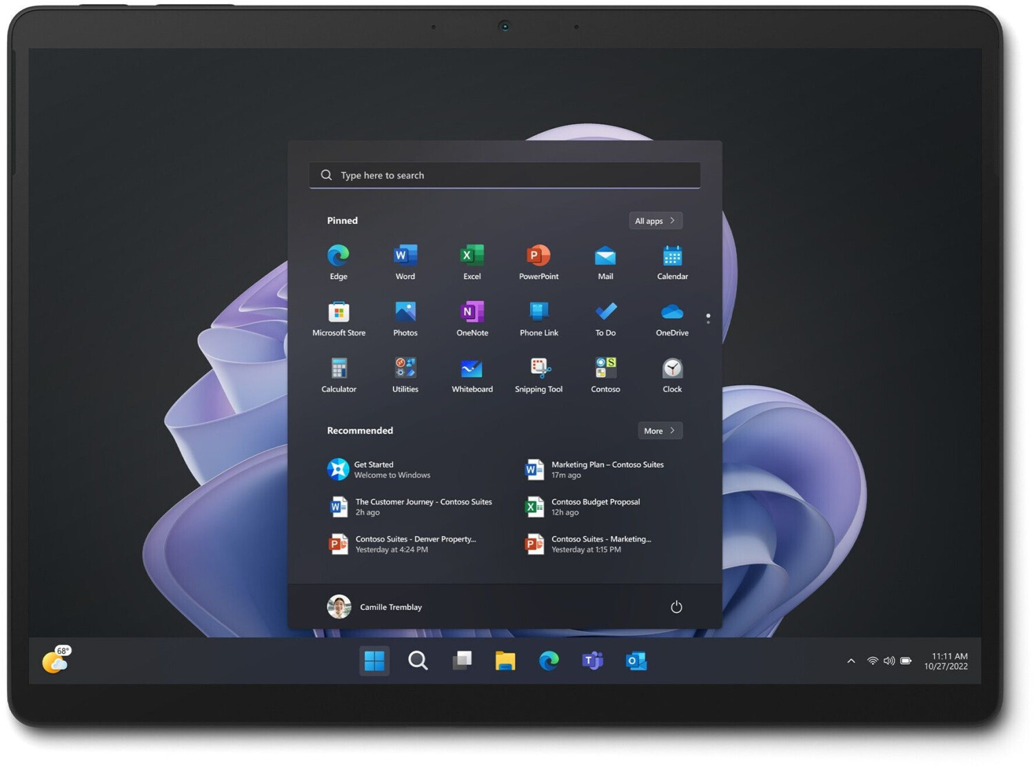 Microsoft Surface Pro 9 i5 16 Go/256 Go anthracite QIA-00022
