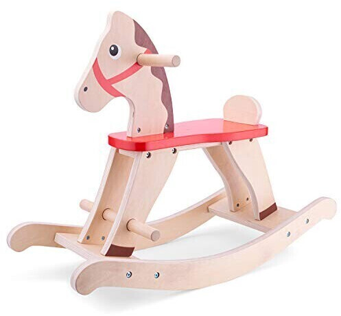 New Classic Toys Cheval à bascule en bois (11145)