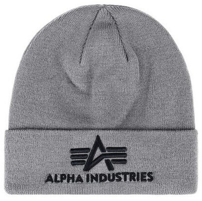 Alpha Industries 3d Beanie grey (168910-017)