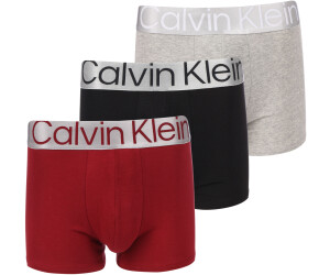 Buy Calvin Klein 3-Pack Steel Cotton Trunks (NB3130A-5JK) from