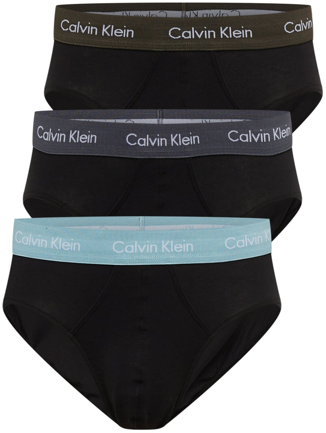 Calvin Klein Cadera Slip 3-Pack black (U2661G-6EW)