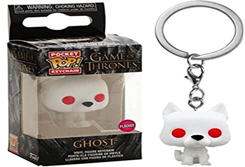 Funko Pocket Pop! Keychain Game Of Thrones Ghost (Flocked) au