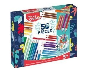 Coffret à colorier / kit de dessin 68 pièces pour enfants
