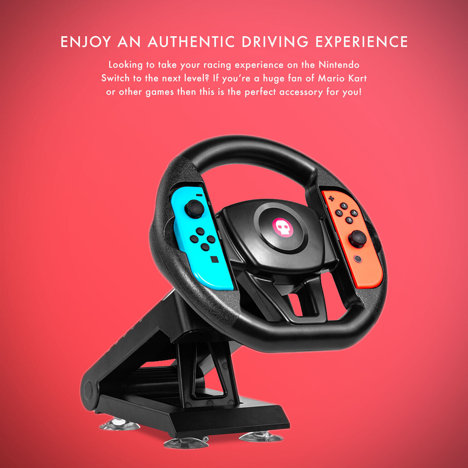 Numskull Nintendo Switch Joy Con Steering Wheel Table Attachment au
