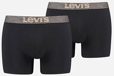 Levi's Vintage Heather Cotton Slip Boxer 2-Pack black (701203923-009)