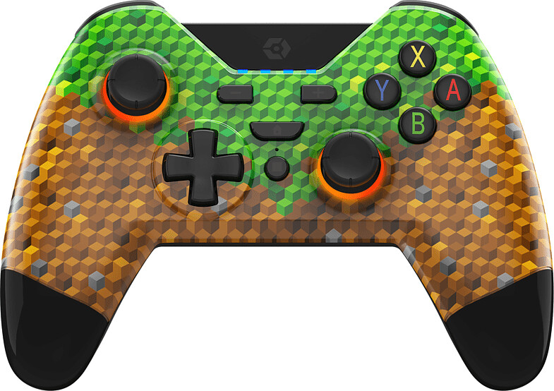 Gioteck Nintendo Switch WX4 Wireless RGB Controller Minecraft ab