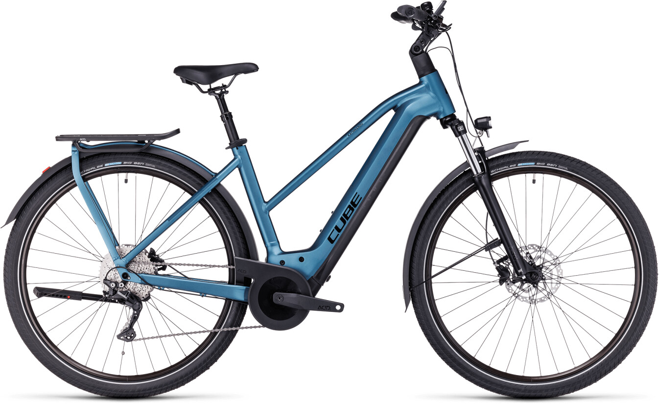 Cube Kathmandu Hybrid One Woman 750 (2023) blue´n´black
