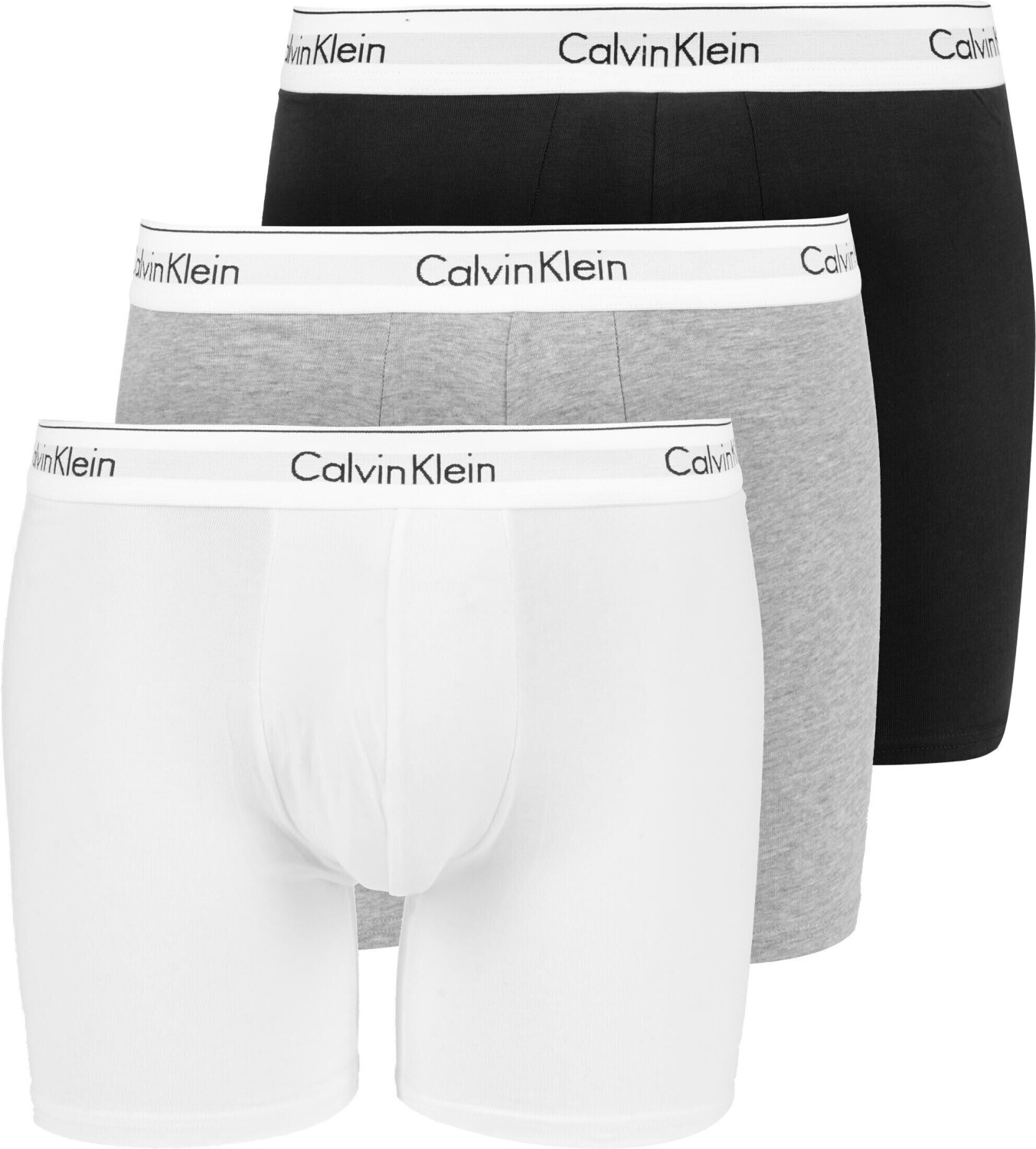 Calvin Klein 3-Pack Boxershorts (000NB2381A) black/white/grey