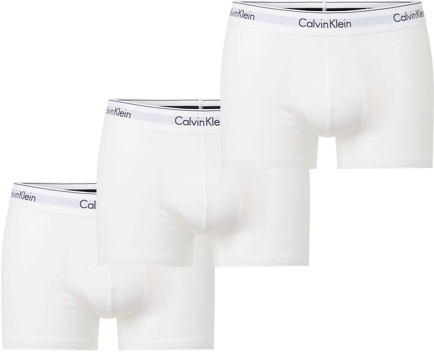 Calvin Klein 3-Pack Trunks (000NB2380A) white/white/white