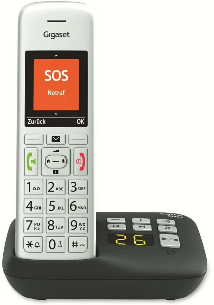 Gigaset E390A Silver/Black