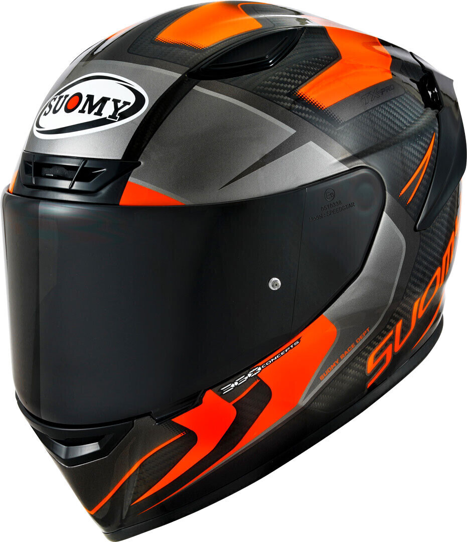 Photos - Motorcycle Helmet SUOMY TX-Pro Advance Orange Fluo 