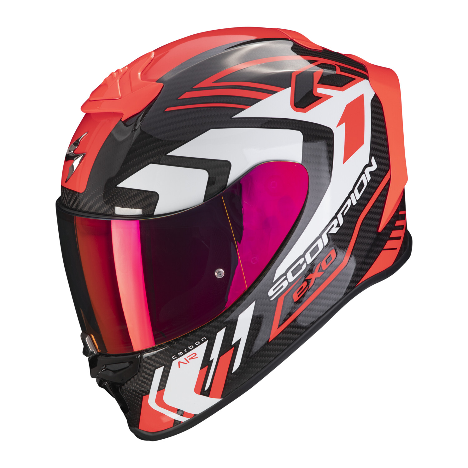 Scorpion Exo-R1 Evo Carbon Air Supra noir/rouge