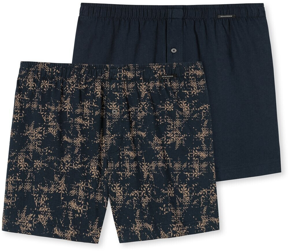 SCHIESSER Boxershorts, 2er-Pack, Baumwolle, für Herren