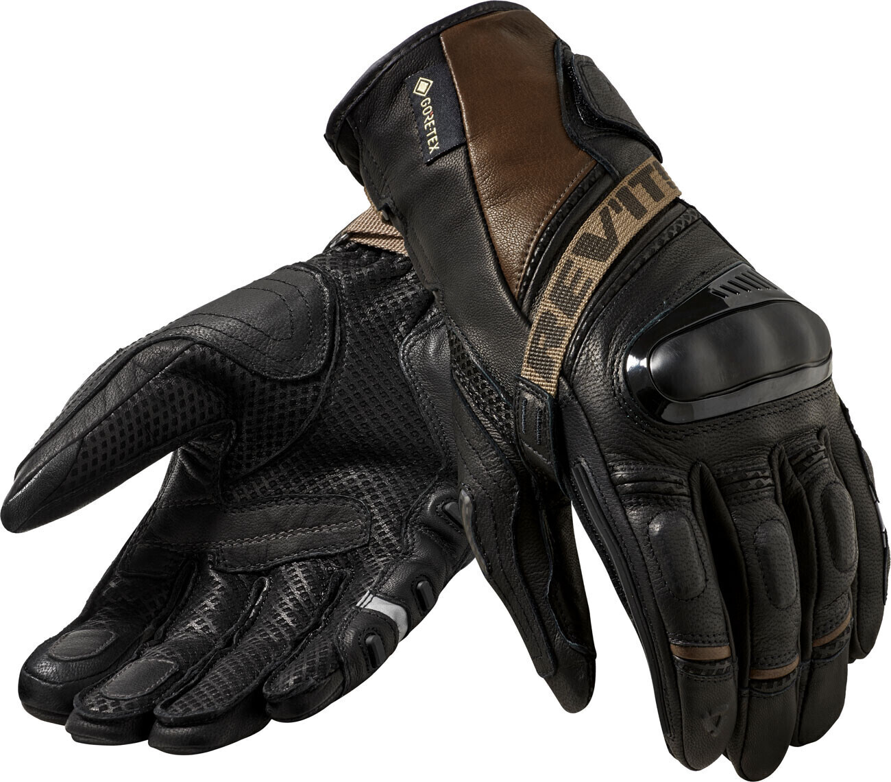 Photos - Motorcycle Gloves Revit REV'IT! REV'IT! Dominator 3 GTX gloves black 