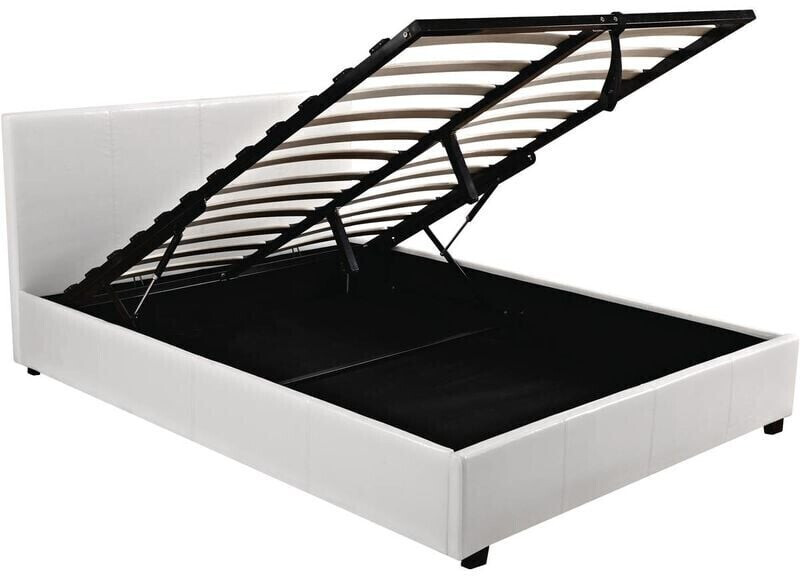 Habitat et Jardin Lit coffre Carla 160 x 200 cm blanc