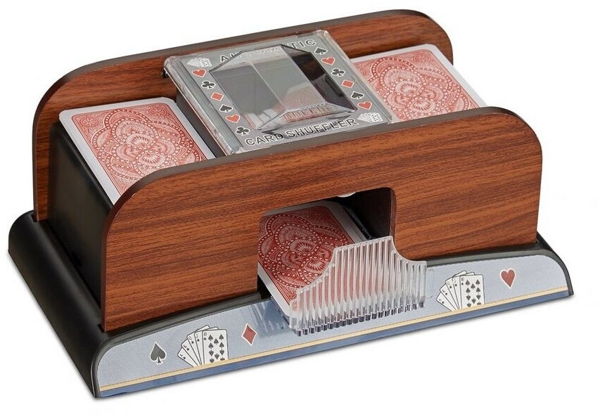 Card Shuffler in Wooden Look