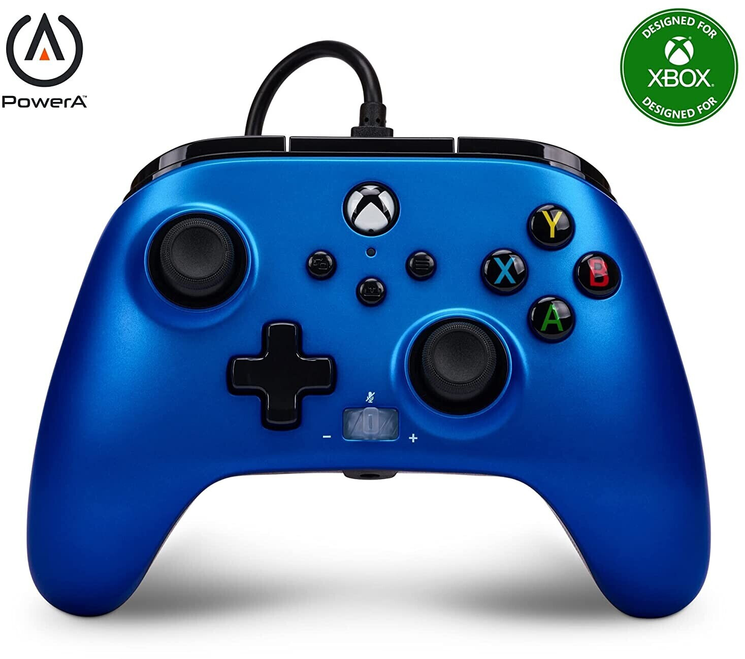 Photos - Game Controller PowerA Enhanced Wired Controller for Xbox Series X|S - Sapphire Fad 
