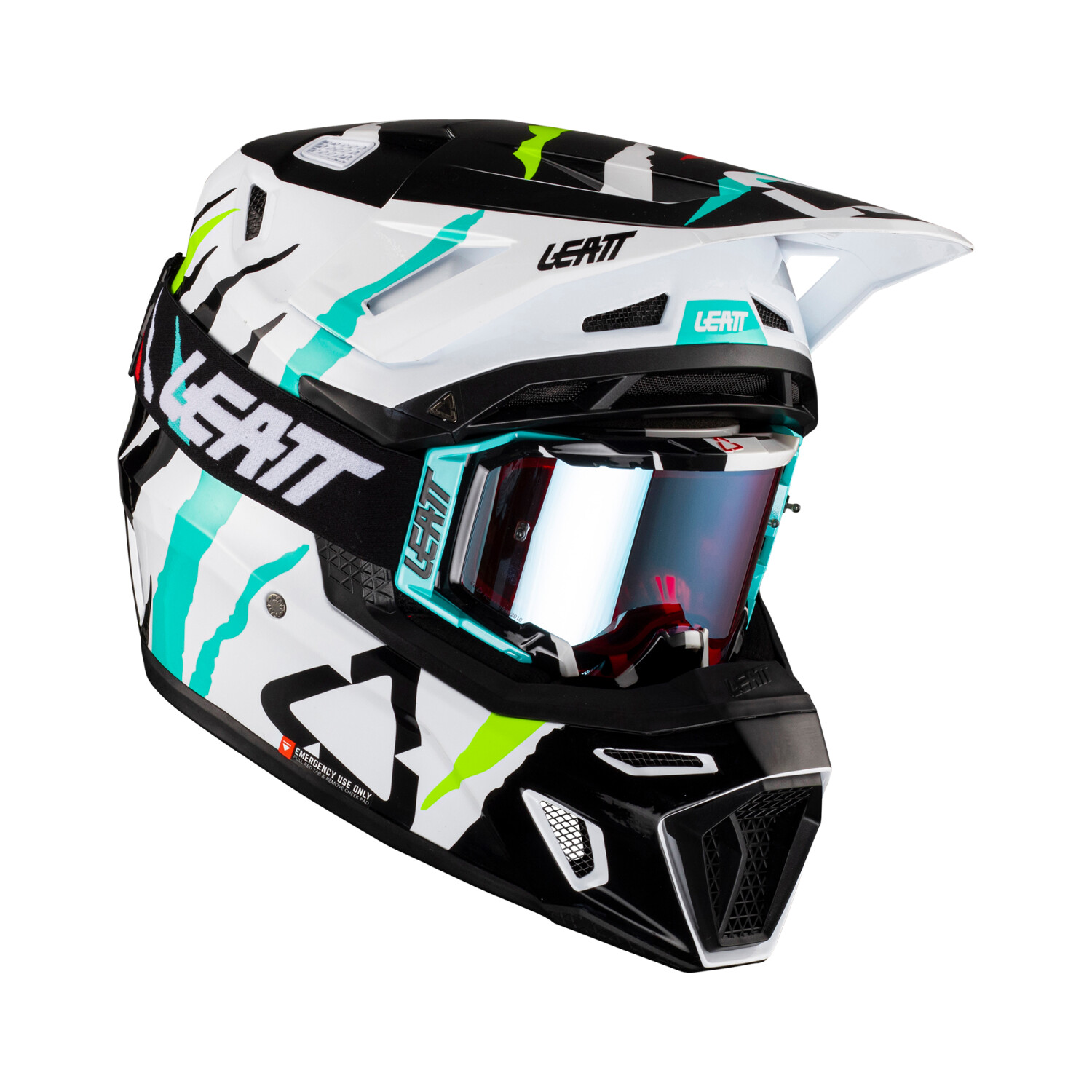 Leatt Kit Moto 8.5 V23 Composite with 5.5 goggles Tiger