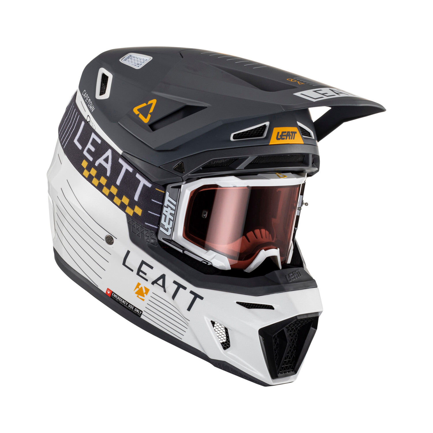 Leatt Kit Moto 8.5 V23 Composite with 5.5 goggles Metallic