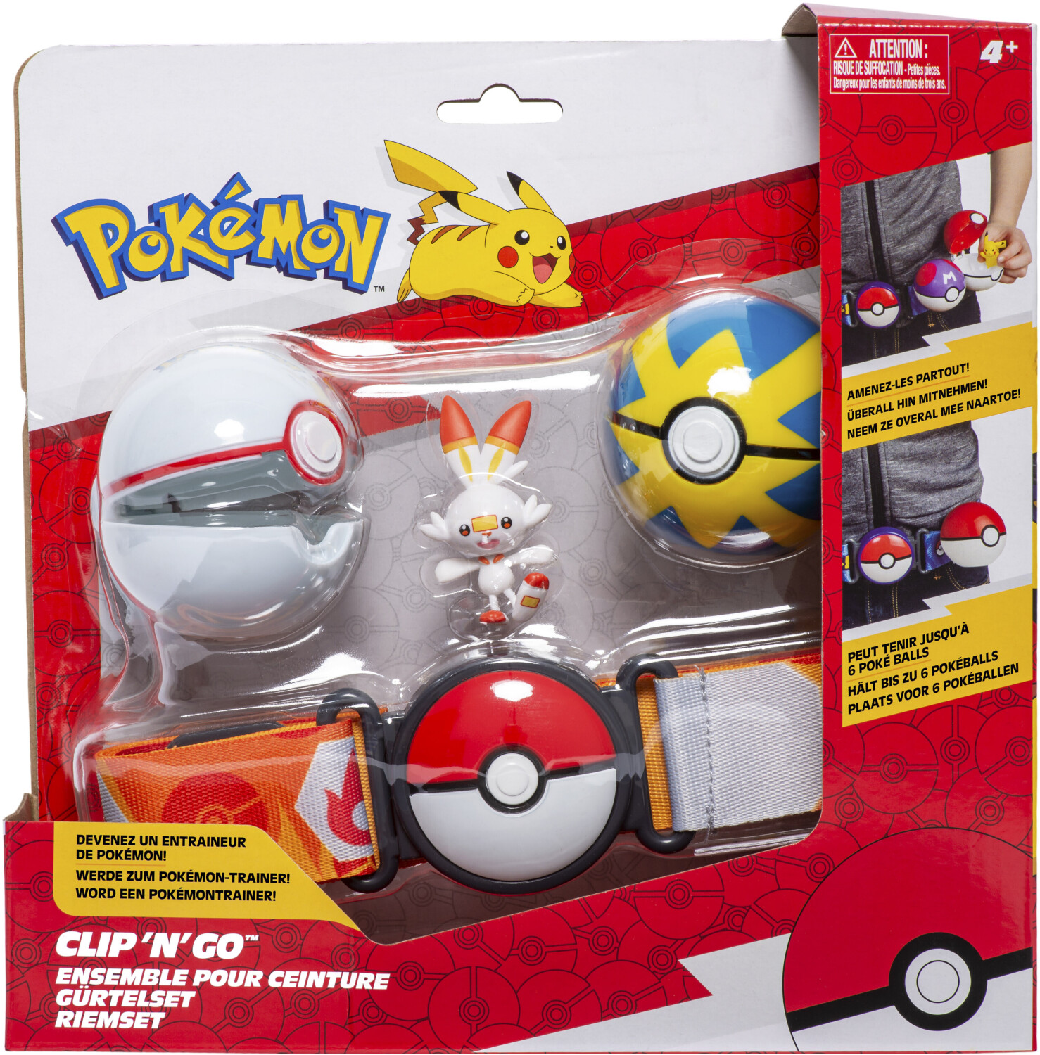 Figurine Pokemon figurine jouet exclusif Clip'N'Go Pokeball Series 7
