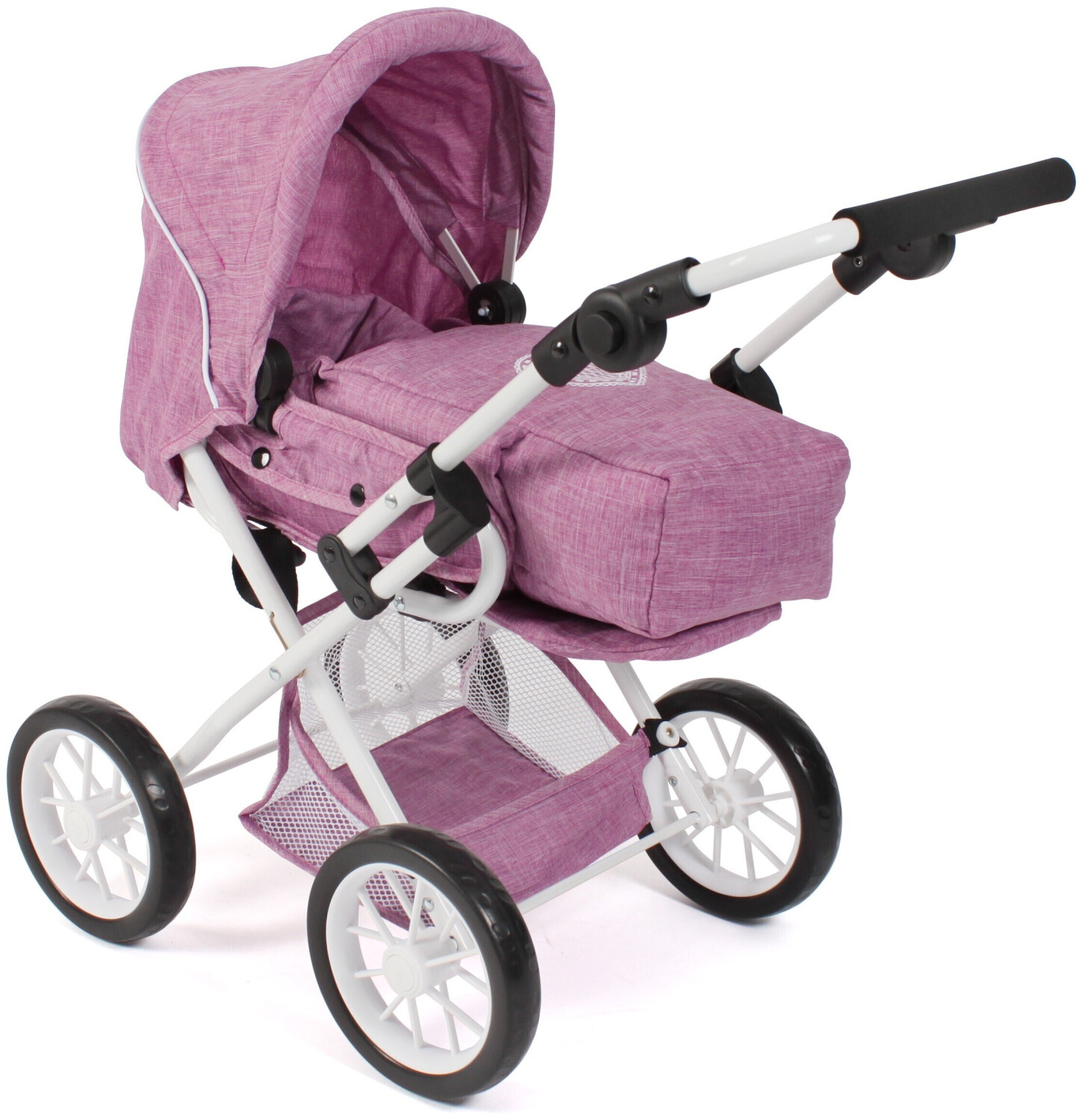Bayer-Chic Poussette combinée Leni jeans rose