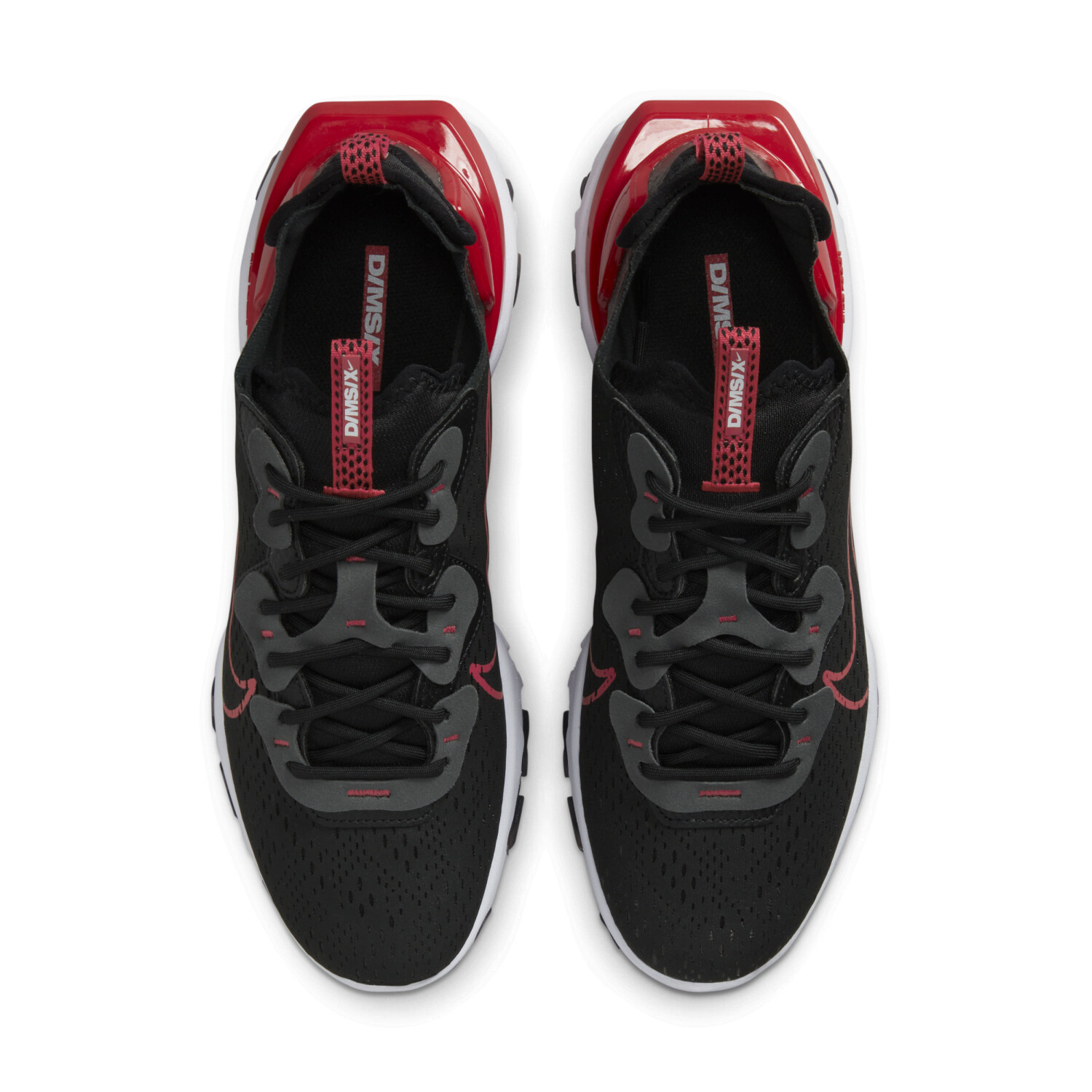 Nike react noir discount rouge