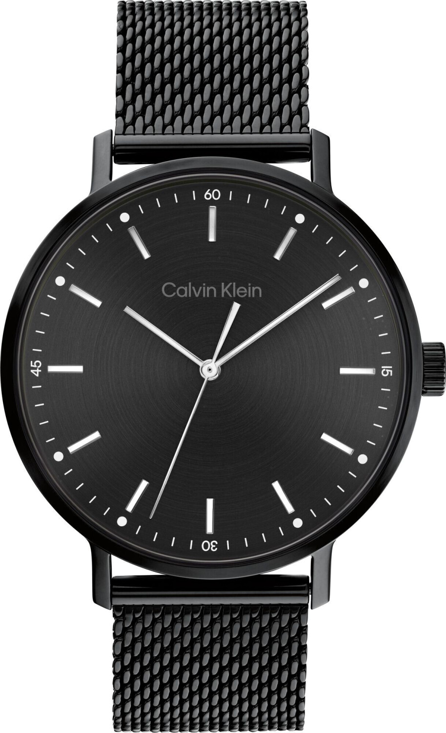 Calvin Klein Erwachsene Analog-Digital Quarz Uhr mit Edelstahl Armband  K7A23646 in Grau